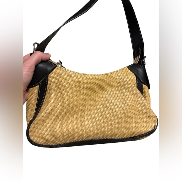 Fossil Women's Straw & Leather Handbag - Picture 11 of 11